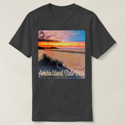 Amelia Island State Park Florida T-shirt (Design voorkant)