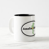Amelia Island Tweekleurige Koffiemok (Voorkant links)