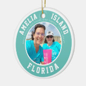 Amelia Island Vacation keramische keramische versi Keramisch Ornament (Links)