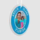Amelia Island Vakantie Souvenirs Ornament (voorkant)