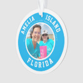 Amelia Island Vakantie Souvenirs Ornament (voorkant)