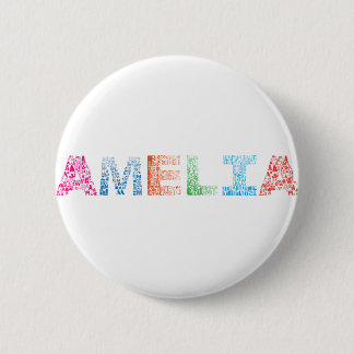 Amelia Letter Name Ronde Button 5,7 Cm