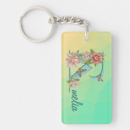 Amelia naam Sleutelhanger (Voorkant)