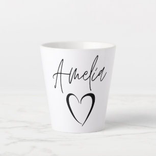Amelia Name Mok, Custom Name Coffee Mok