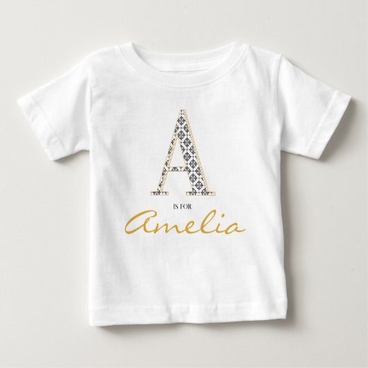 Amelia Name openbaart Letter A voor  meisje (Voorkant)