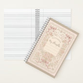 Amelia Notebook - Bloemenspiraal notebook Notitieboek (Binnen)