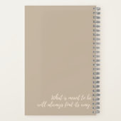 Amelia Notebook - Bloemenspiraal notebook Notitieboek (Achterkant)