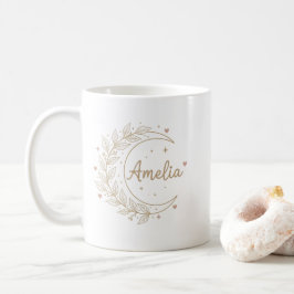 Amelia Personalised Name Mug - Elegant Celestial  Koffiemok