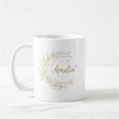 Amelia Personalised Name Mug - Elegant Celestial  Koffiemok (Links)
