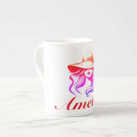 Amelia Porselein Kop (Links)