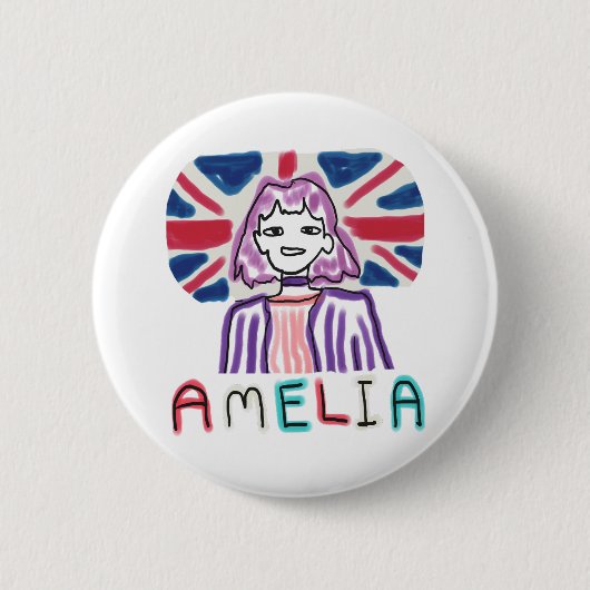 Amelia Prevent Paden Ronde Button 5,7 Cm (Voorkant)