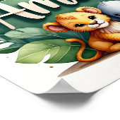 Amelia Safari Nursery Wall Art Poster (Hoek)