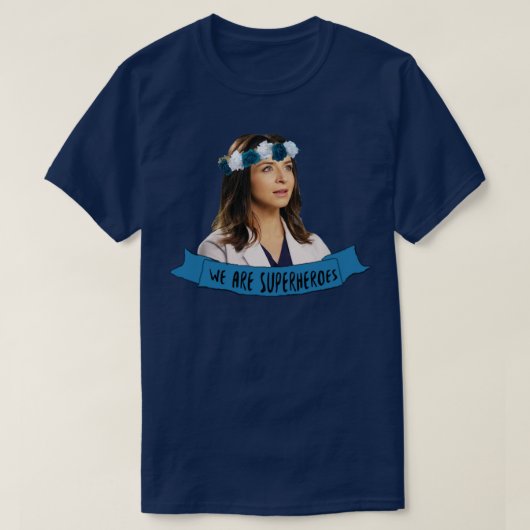 Amelia Shepherd wij zijn superhelden T-shirt (Design voorkant)