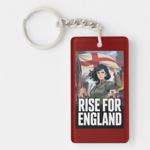 Amelia VK Engeland Patriottische St George-vlag Sleutelhanger