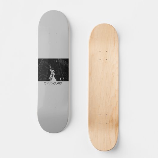 Amelia watson Hololive Skateboard (Voorkant)
