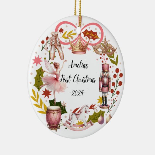 Amelia's eerste kerst Ornament (Rechts)