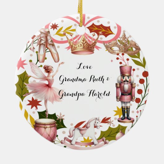 Amelia's eerste kerst Ornament (Achterkant)