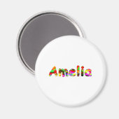 Amelia's koelkastmagneet magneet (Voorkant / Achterkant)