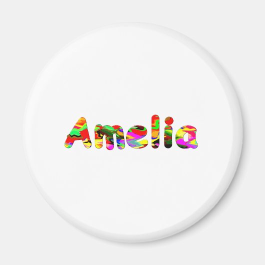 Amelia's koelkastmagneet magneet (Voorkant)