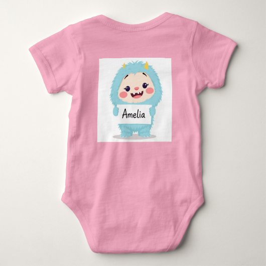 Amelia's Super Sweet Monster Romper (Achterkant)