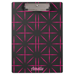 AMELIE ~ Black en Roze design Klembord
