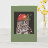 Amelie de uilkaart kaart (Gele Bloem)