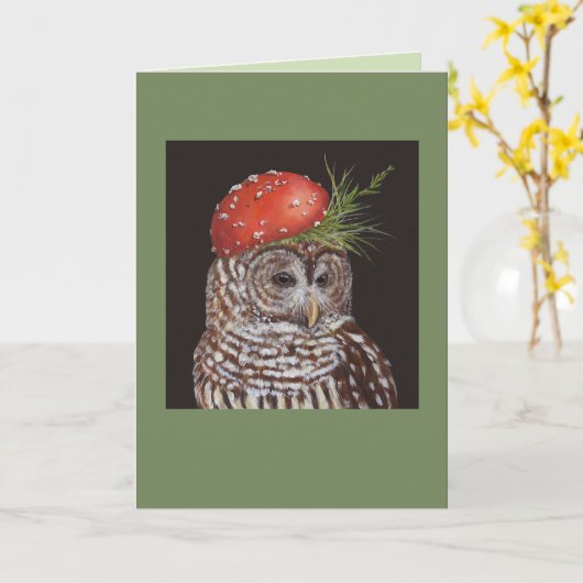 Amelie de uilkaart kaart (Gele Bloem)