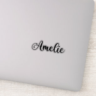 Amelie Naam - Handgeschreven kalligrafie Sticker