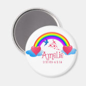 Amelie over de regenboogmagneet magneet (Voorkant / Achterkant)