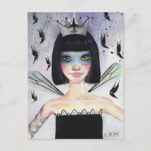 Amelie the faerie briefkaart (Voorkant)