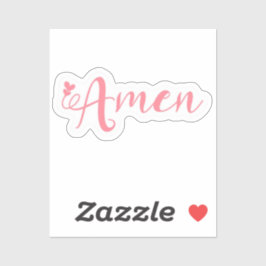 Amen Christelijke Sticker