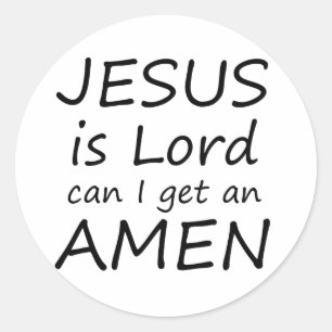 Amen Jesus Stickers