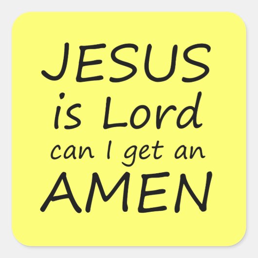 Amen Jesus Stickers (Voorkant)