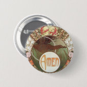 Amen Ronde Button 5,7 Cm (Voorkant /achterkant)