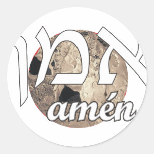 Amen Ronde Sticker
