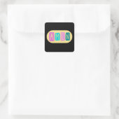 AMEN VIERKANTE STICKER (Tas)