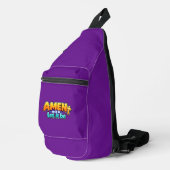 Amen - zo is het - laat het zo zijn sling bag (Rechterhoek)