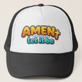 Amen - zo is het - laat het zo zijn trucker pet (Voorkant)