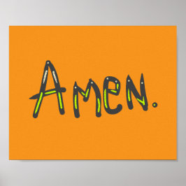 Amen Zo Zij Het Poster