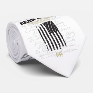 Amendement II - Recht op Beer wapens - Stropdas