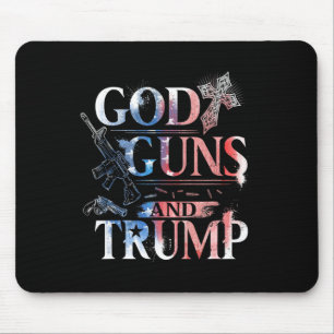 Amendement T Shirt Trump 45 God Pistolen en Trump Muismat
