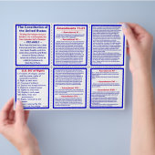 Amendementen 11-27 van de V.S. Pocket Pamphlet / B Flyer (Hand)