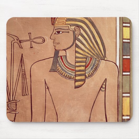 Amenhotep II met een ankh naar zijn lippen Muismat (Voorkant)