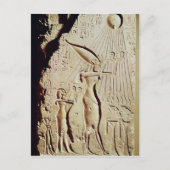 Amenophis IV, Nefertiti en Dochter implementeren Briefkaart (Voorkant)