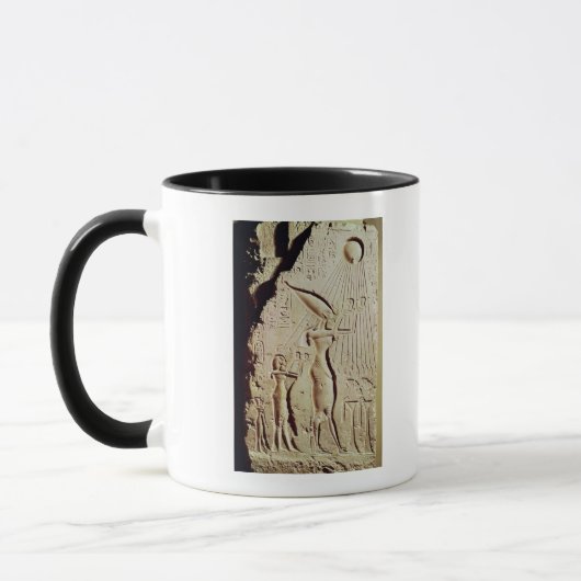 Amenophis IV, Nefertiti en Dochter implementeren Mok (Links)