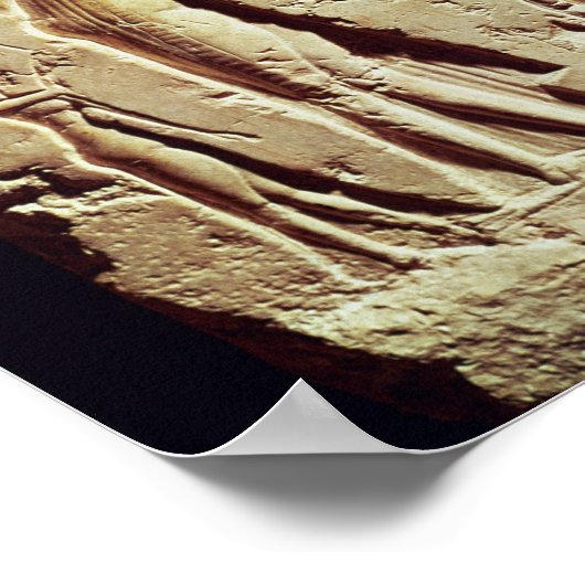 Amenophis IV, Nefertiti en Dochter implementeren Poster (Hoek)