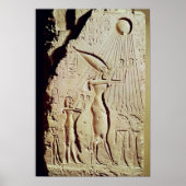 Amenophis IV, Nefertiti en Dochter implementeren Poster (Voorkant)