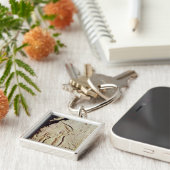 Amenophis IV, Nefertiti en Dochter implementeren Sleutelhanger (Zijkant)