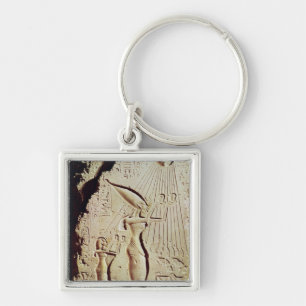 Amenophis IV, Nefertiti en Dochter implementeren Sleutelhanger