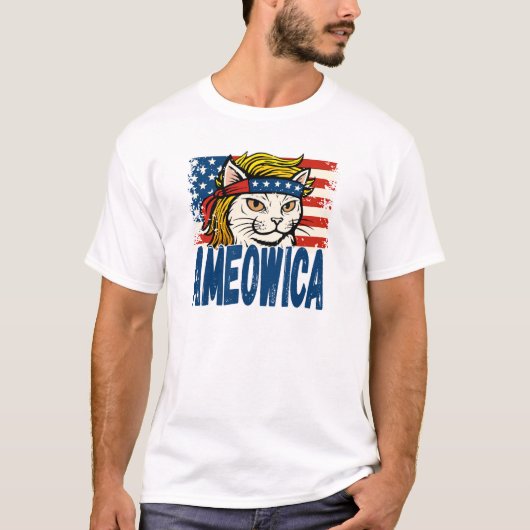 Ameowica Cat T-shirt (Voorkant)